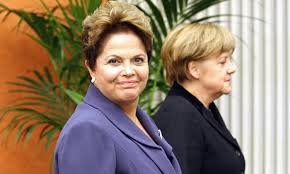 Dilma efereceu grana a merkel para reconstrução do muro